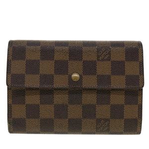 Louis Vuitton Damier Ebene Porte Tresor Etui Papiers Wallet